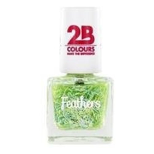 2b 2b Feathers Green 612 - Nagellak 9,5ml 2b 2b Feathers Green 612 - Nagellak 9,5ml