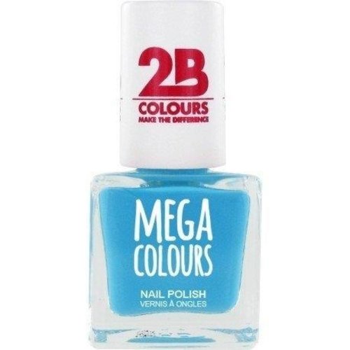 2b 2b Mega Colours Aquamarine 629 - Nagellak 9,5ml 2b 2b Mega Colours Aquamarine 629 - Nagellak 9,5ml