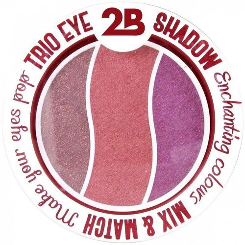 2b 2b Trio Eye Shadow Mix & Match Violet/Pink/Green - Oogschaduw 2,4g 2b 2b Trio Eye Shadow Mix & Match Violet/Pink/Green - Oogschaduw 2,4g