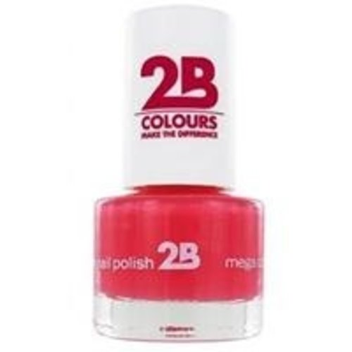 2b 2b Mega Colours American Rose 012 - Nagellak 5,5ml 2b 2b Mega Colours American Rose 012 - Nagellak 5,5ml