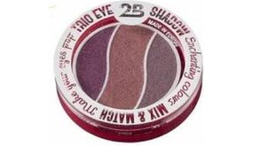 2b 2b Trio Eye Shadow Mix & Match Taupe/Pink/Burgundy - Oogschaduw 2,4g