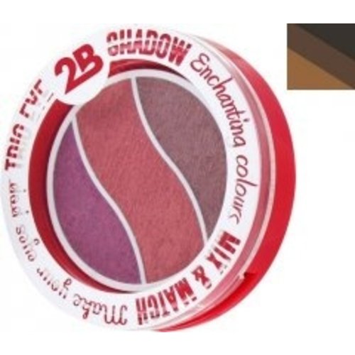 2b 2b Trio Eye Shadow Mix & Match Orange/Brown - Oogschaduw 2,4g 2b 2b Trio Eye Shadow Mix & Match Orange/Brown - Oogschaduw 2,4g