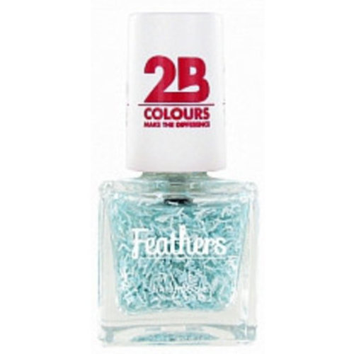 2b 2b Feathers Blue 611 - Nagellak 9,5ml 2b 2b Feathers Blue 611 - Nagellak 9,5ml