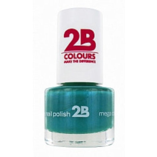 2b 2b Mega Colours Jade Green 026 - Nagellak 5,5ml 2b 2b Mega Colours Jade Green 026 - Nagellak 5,5ml