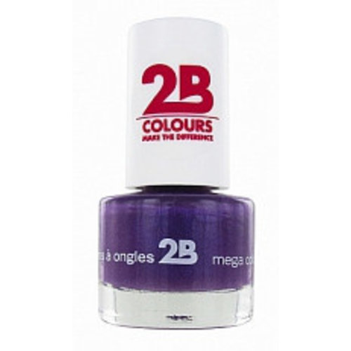 2b 2b Mega Colours Rich Lavender 022 - Nagellak 5,5ml 2b 2b Mega Colours Rich Lavender 022 - Nagellak 5,5ml