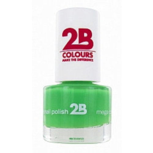 2b 2b Mega Colours Spring Green 024 - Nagellak 5,5ml 2b 2b Mega Colours Spring Green 024 - Nagellak 5,5ml