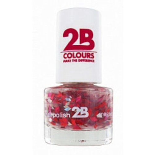 2b 2b Mega Colours Harlekino Ruby 048 - Nagellak 5,5ml 2b 2b Mega Colours Harlekino Ruby 048 - Nagellak 5,5ml
