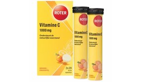Roter Roter Vitamine C Abrikoos/Sinaasappel - 1000mg 2x20 Bruistabletten Roter Roter Vitamine C Abrikoos/Sinaasappel - 1000mg 2x20 Bruistabletten