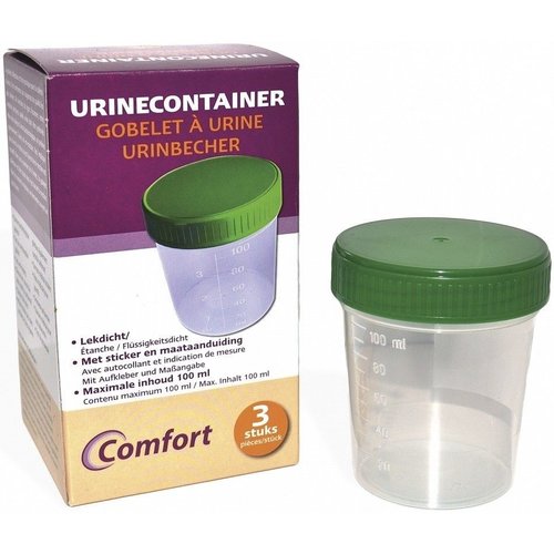Comfort Comfort - Urinecontainer 3 Stuks Comfort Comfort - Urinecontainer 3 Stuks