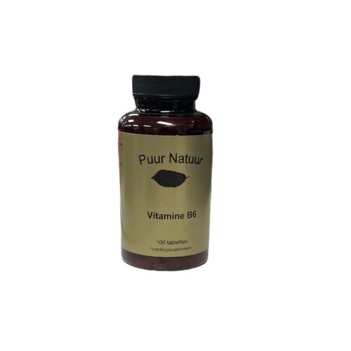 Puur Natuur Puur Natuur - Vitamine B6 100 Tabletten Puur Natuur Puur Natuur - Vitamine B6 100 Tabletten