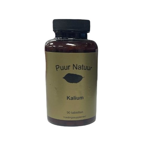 Puur Natuur Puur Natuur - Kalium 90 Tabletten Puur Natuur Puur Natuur - Kalium 90 Tabletten