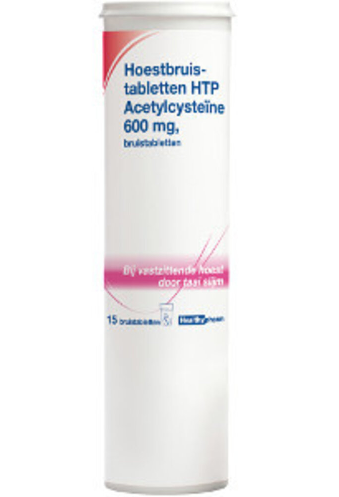 Healthy Healthy Hoestbruistabletten Acetylcysteine 600 Mg - 2x15 Bruistabletten