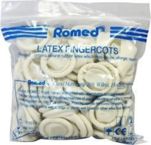Romed Romed Vingercondooms Latex Xl - 100 Stuks