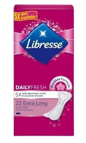 Libresse Libresse Inlegkruisjes Extra Long - 22 Stuks