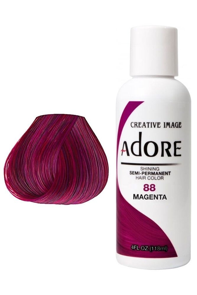 Adore Adore Semi-Permanet Hair Color - Magneta 88 118 Ml