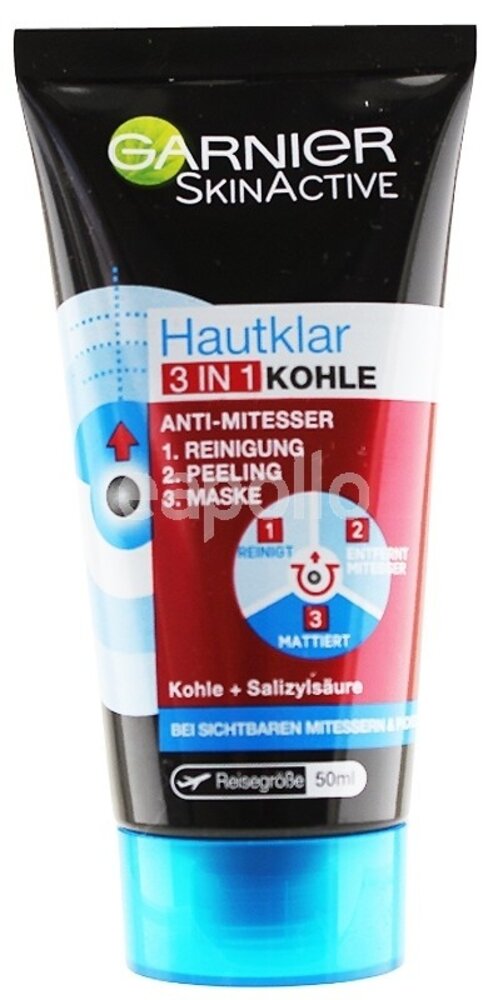 Garnier Garnier Skin Active  3in1 - Gezichtsmasker 50ml