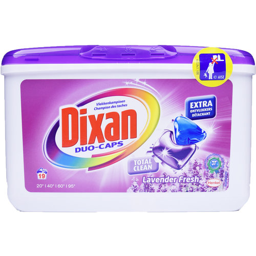 Dixan Dixan Duo-Caps 19sc Lavendel Dixan Dixan Duo-Caps 19sc Lavendel