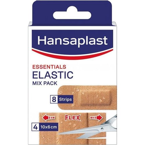 Hansaplast Hansaplast Basic Mix Pack Elastic 8 X Strips 4 X 10cm X 4005900326379