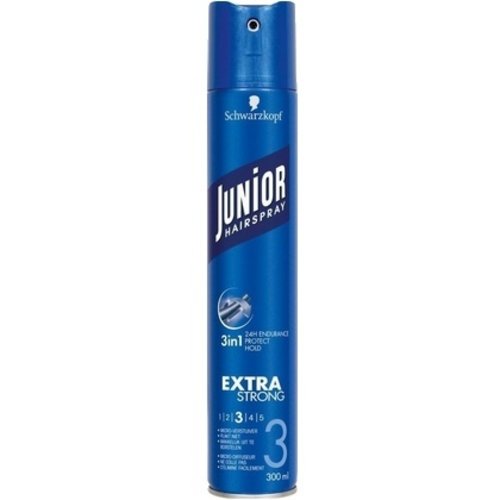 Schwarzkopf Schwarzkopf Hairspray 300ml Junior Extra Strong (N¡3) 5410091728564 Schwarzkopf Schwarzkopf Hairspray 300ml Junior Extra Strong (N¡3) 5410091728564