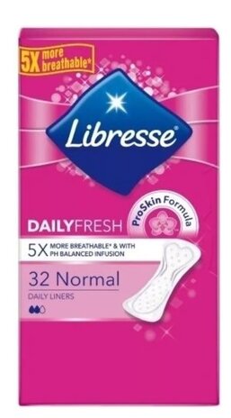 Libresse Libresse Inlegkruisjes Normaal - 32 Stuks
