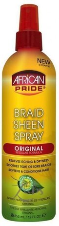 African Pride African Pride Brain Sheen Spray 355 Ml