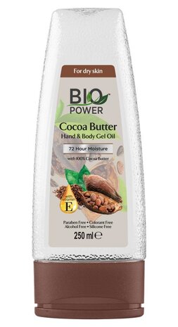 Biopower Biopower gel oil vaseline cocoa butter 250 ml