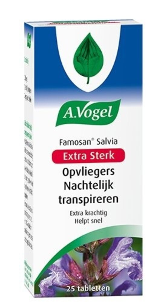 A.Vogel A.Vogel Famosan Salvia Extra Sterk - 25 Tabletten
