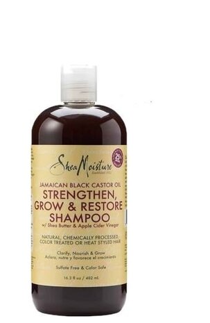 Shea Moisture Shea Moisture Jamaican Black Castor Oil Strengthen, Grow & Restore Shampoo 482 Ml Shea Moisture Shea Moisture Jamaican Black Castor Oil Strengthen, Grow & Restore Shampoo 482 Ml