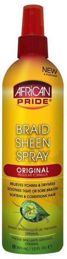 African Pride African Pride Brain Sheen Spray 355 Ml