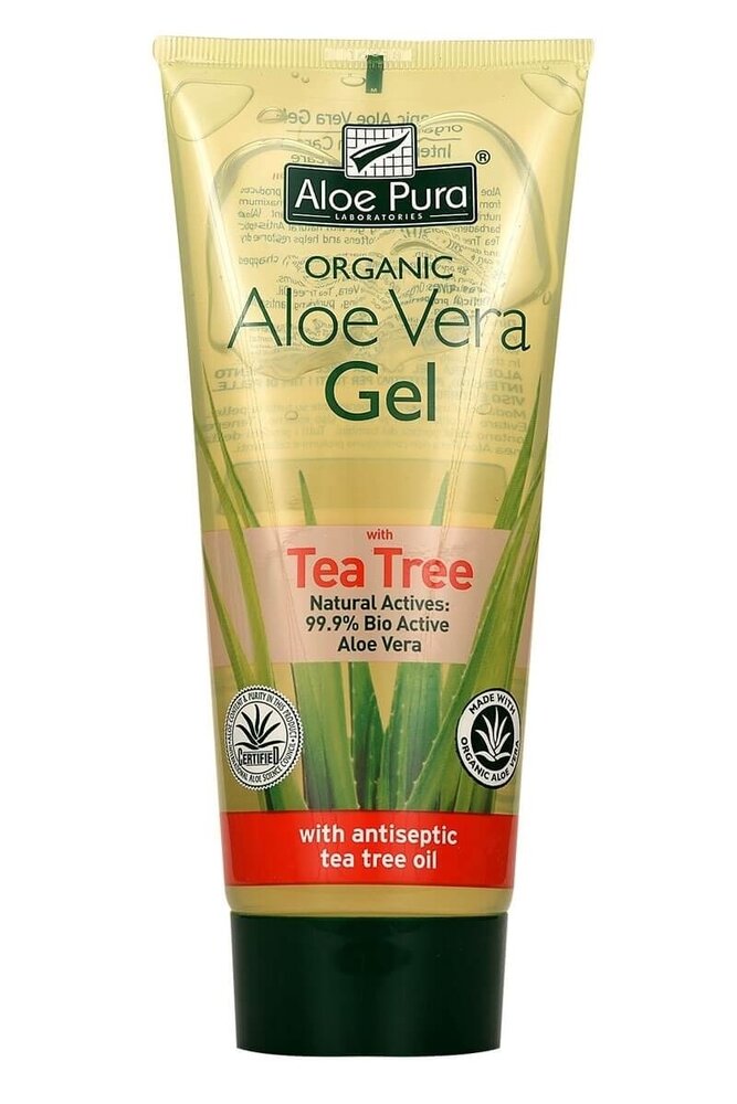 Aloe pura Aloe Pura Organic Aloe Vera Gel With Tea Tree 200 Ml