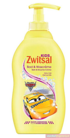 Zwitsal Zwitsal Bad & Douchecreme -  Cars 400 Ml