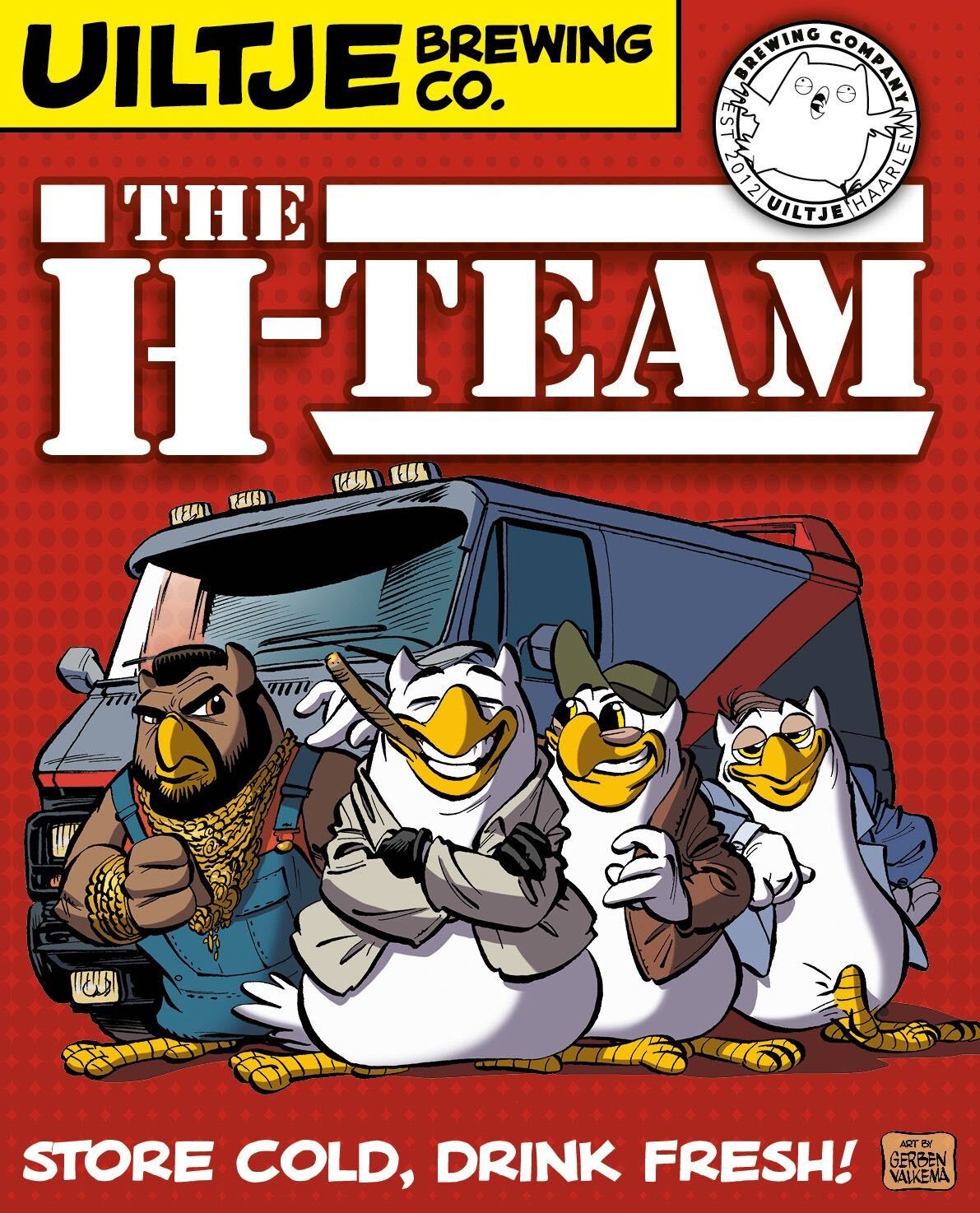 Uiltje The H-Team Poster - Het Uiltje