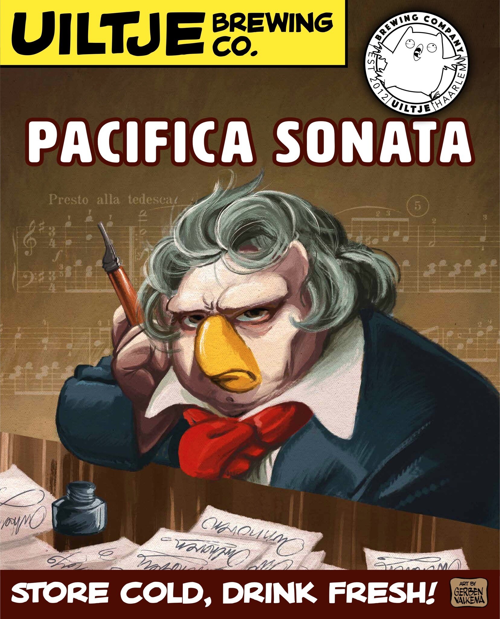 Uiltje Pacifica Sonata Poster - Het Uiltje