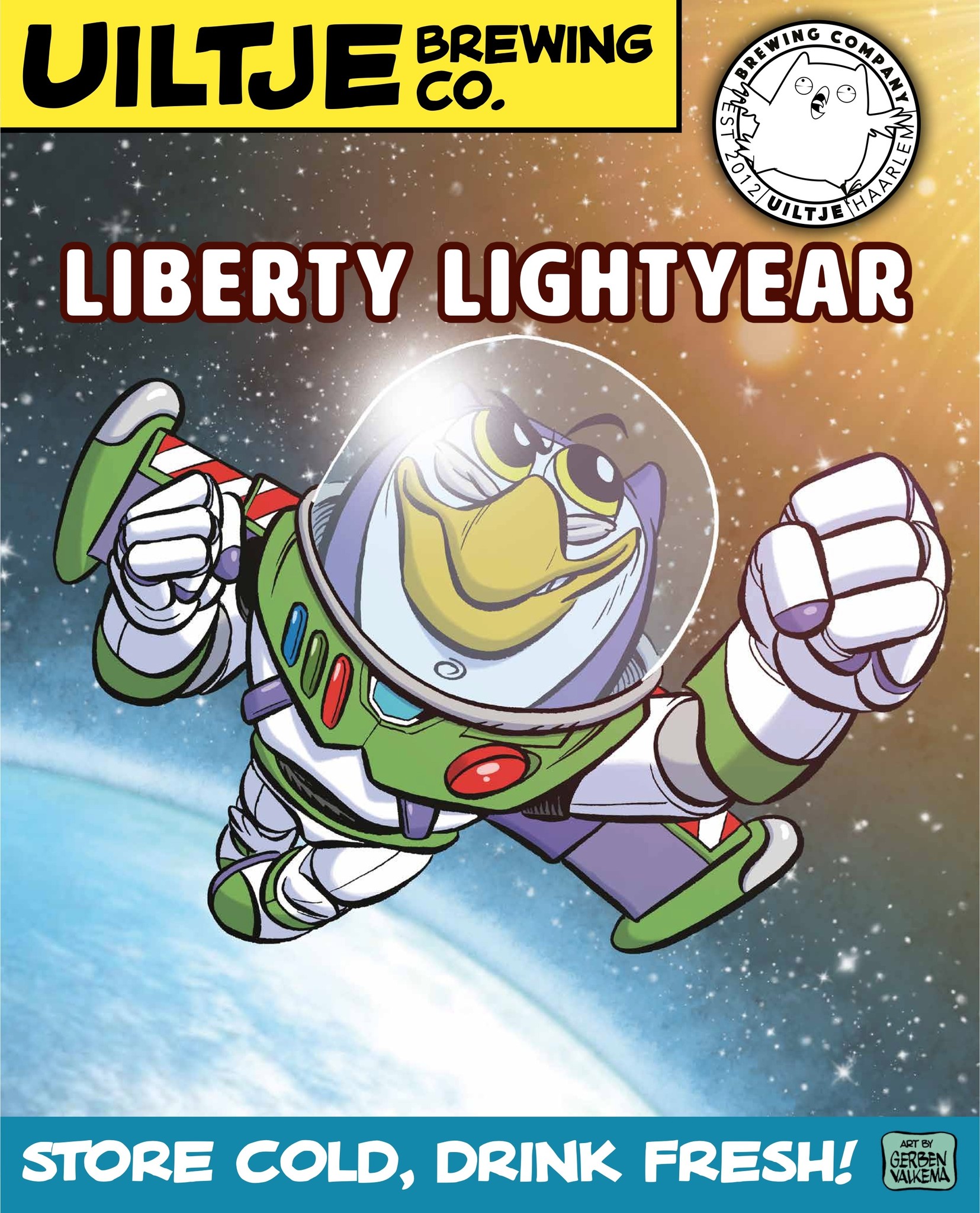 Uiltje Liberty Lightyear Poster - Het Uiltje