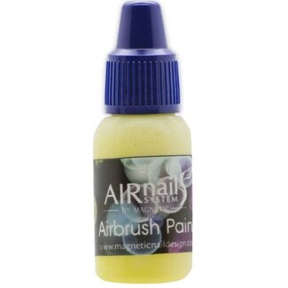 Magnetic AirNails Paint 16 Lime Yellow 10 ml.