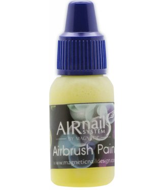 Magnetic AirNails Paint 16 Lime Yellow 10 ml.