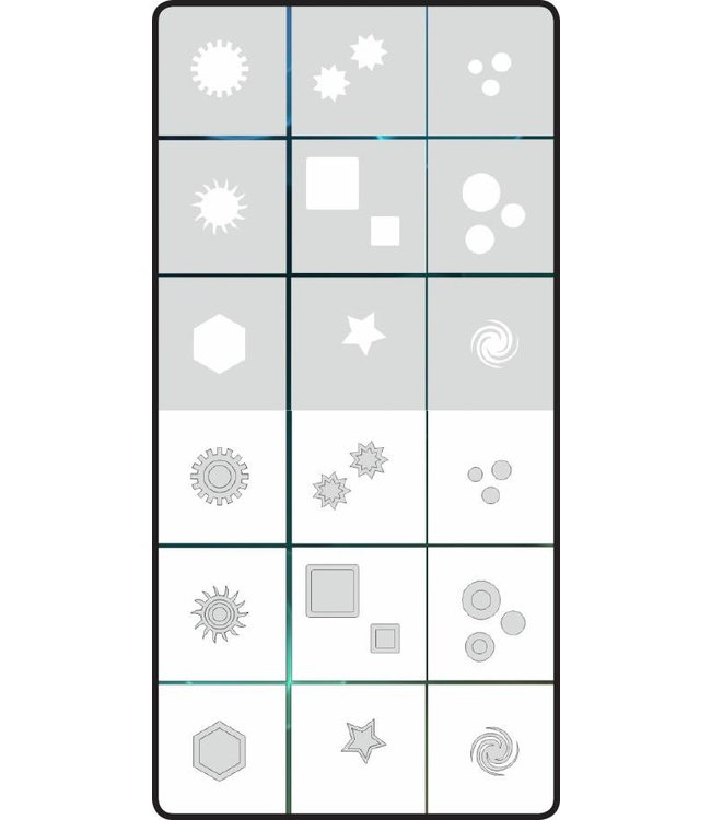 AirNails Mask. Geomatric Collection