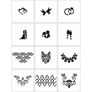 Magnetic AirNails Mask. Wedding Collection