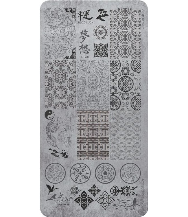 Stempelplaat 08 Asian Style