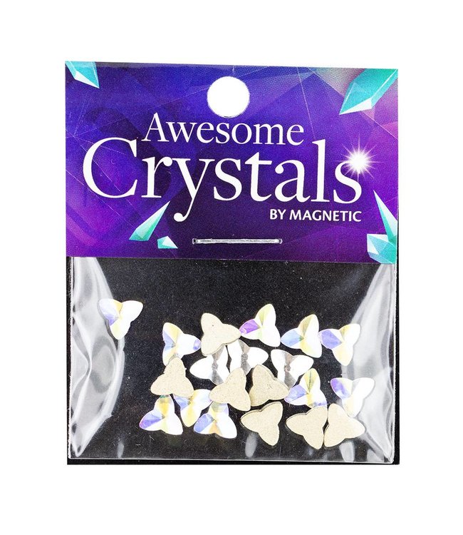 Strass Rivoli Clover 6x6mm 20st. CL en AB