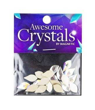 Magnetic Strass Flame 6x10mm 20st. CL en AB