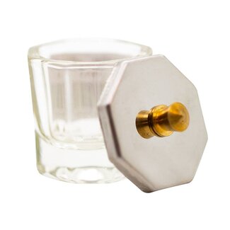 Magnetic Dappendish glas klein met deksel