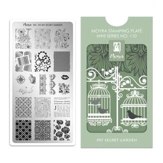 Moyra Mini Stempelplaat 110 My Secret Garden