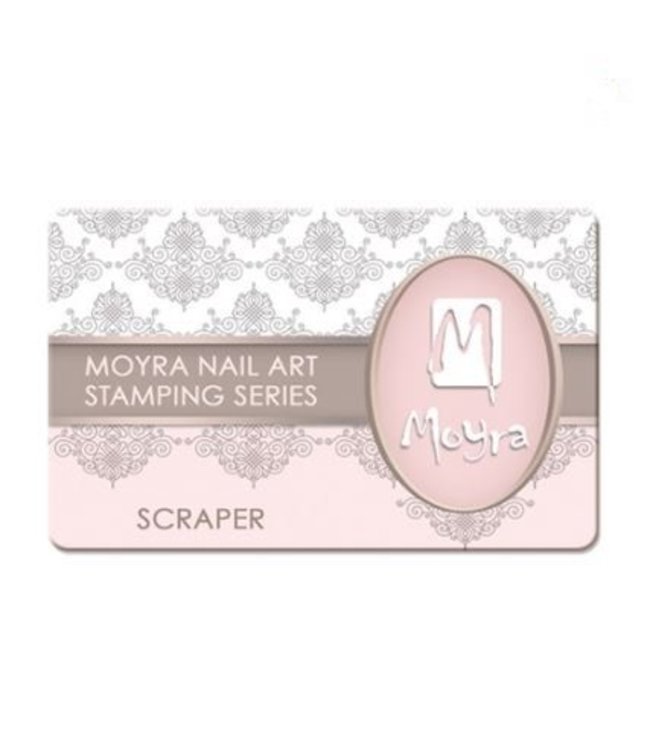 Schraper nr. 1 lichtroze/transparant