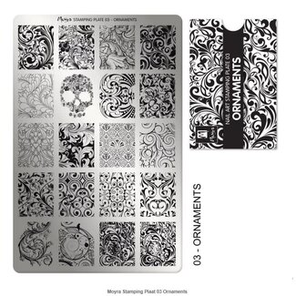 Moyra Stempelplaat 03 Ornaments