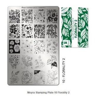 Moyra Stempelplaat 10 Florality 2