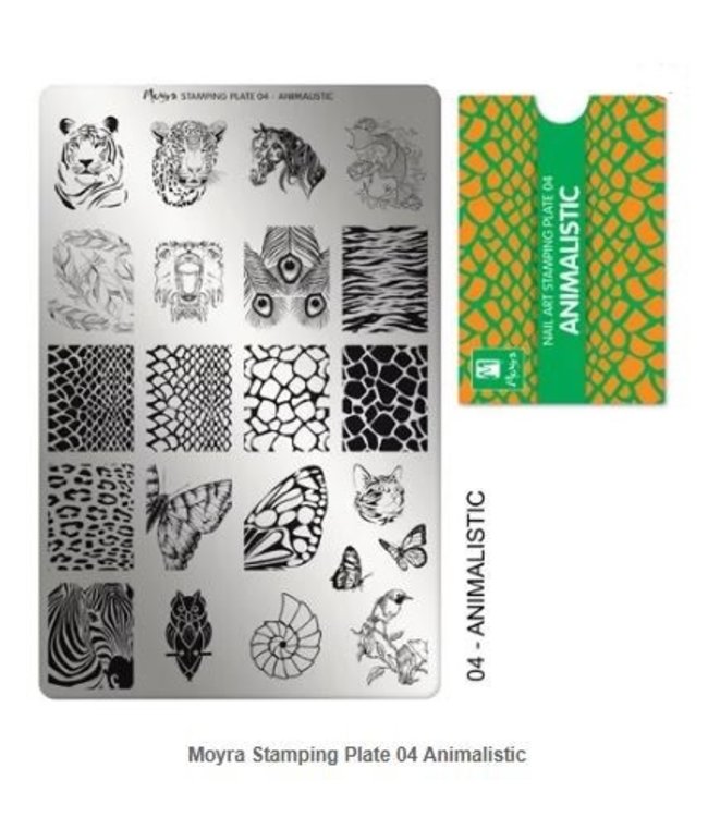 Stempelplaat 04 Animalistic