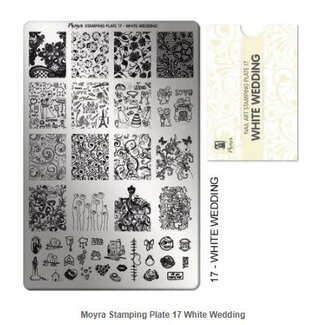 Moyra Stempelplaat 17 White Wedding