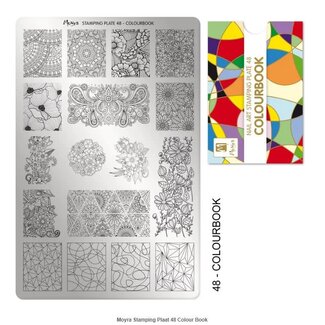 Moyra Stempelplaat 48 Colour Book