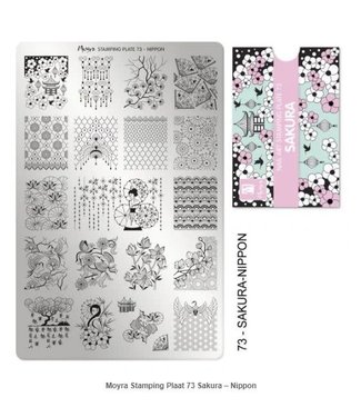 Moyra Stempelplaat 73 Sakura - Nippon